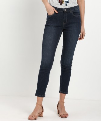 FLYING MACHINE Slim Women Dark Blue Jeans