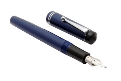 Ledos Aristocat Acrylic With Broad Nib 3in1 Ink Filling System - Blue Fountain Pen(Ink Color - converter mechanism)