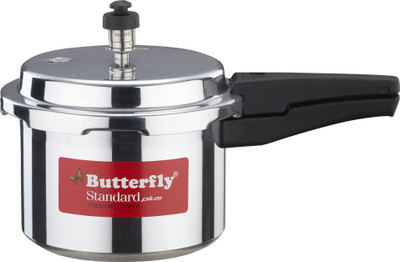 Butterfly 3 L Outer Lid Induction Bottom Pressure Cooker(Aluminium)