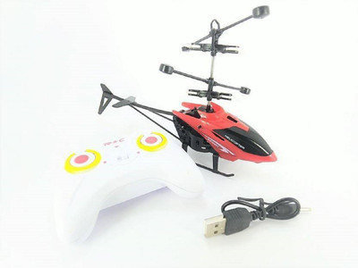 mayank & company Flying Mini Helicopter With Remote Induction(Red)