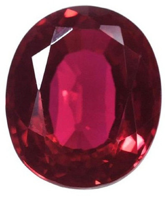 Jaipur Gemstone Ruby 7.25 Ratti Natural lab tested Manik Stone Stone Ruby Ring