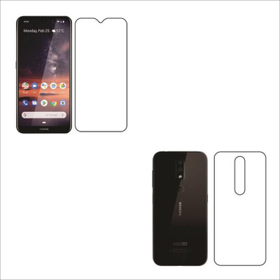 FIRST IMPRESSION Front and Back Tempered Glass for Nokia 4.2, nokia 4.2, (Flexible )(Pack of 2)
