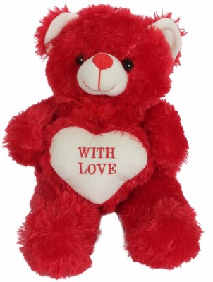 A Little Swag with Love Soft Stuffed Plush Teddy Bear,  - 30 cm(Red)
