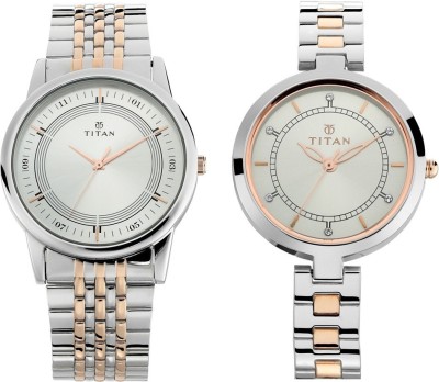 Titan LAGAN PAIR Analog Watch  - For Couple