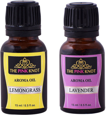 THE PINK KNOT Lemongrass & Lavender set of two aromatic fragrant diffuser oil (15ml each) Aroma Oil Lemongrass & Lavender set of two aromatic fragrant diffuser oil (15ml each)(2 x 15 ml) THE PINK KNOT Lemongrass & Lavender set of two aromatic fragrant diffuser oil (15ml each) Aroma Oil Lemongrass & Lavender set of two aromatic fragrant diffuser oil (15ml each)(2 x 15 ml)