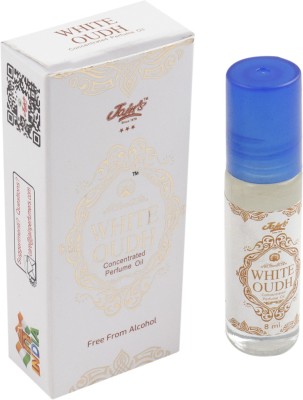 Jain's White Oudh Attar/Concentrated Perfume Oil - 8 ml Floral Attar(Oud (agarwood))