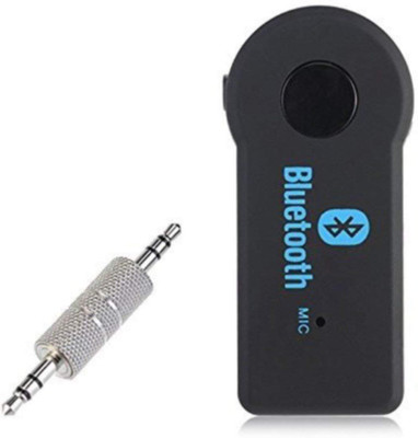 ENMORA v4.1 Car Bluetooth Device with 3.5mm Connector, Audio Receiver, FM Player, Transmitter, Remote Control(Black)