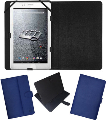 Fastway Flip Cover for Micromax Canvas Tab P666(Blue, Cases with Holder)