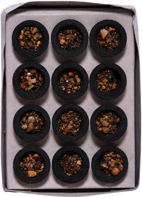 Newvent Pure Guggal Loban Sambrani Dhoop Cups Pack(12 Pcs) with guggal fragrance Guggul Dhoop
