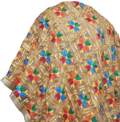 shakti Chiffon Embroidered Women Dupatta
