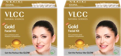 VLCC Gold Facial Kit Pack Of 2, Each Of(2 x 30 g)