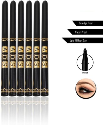 ads Classic Smudge & Waterproof Eye Pencil(Black, 6 g)