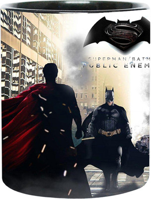 ARTBUG Superman/Batman Public Enemies -2523-BLK Ceramic Coffee Mug(350 ml)