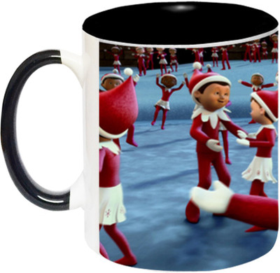 ARTBUG Merry Christmas -1984-BLK Ceramic Coffee Mug(350 ml)