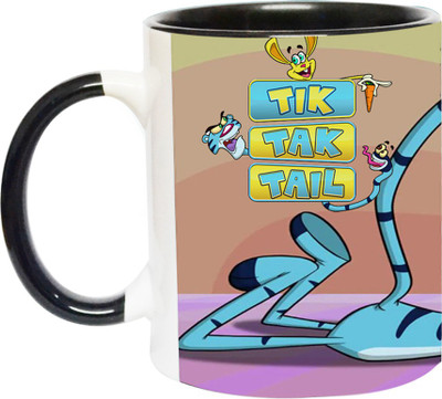 ARTBUG Tik Tak Tail -2241-BLK Ceramic Coffee Mug(350 ml)