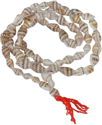AYUR PATRA Shankh / Conch Mala Small Conch Shell Mala 56+1 for Lakshmi Pooja Shell Chain Set