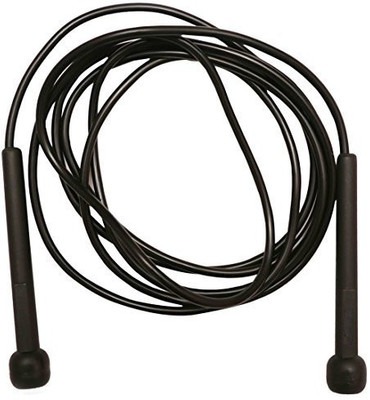 Krd Skip Small Freestyle Skipping Rope(Black, Length: 274 cm)