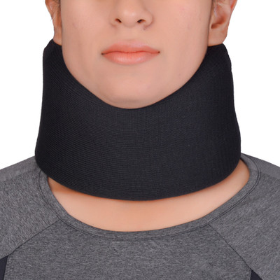 Orthtex Cervical Collar Soft Neck Support(Black)