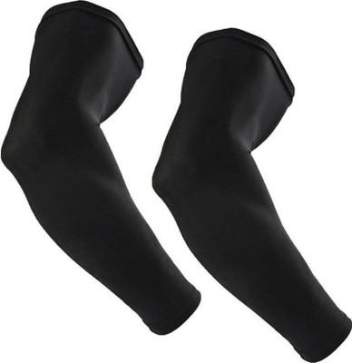 FOXSTON Cotton Arm Sleeve For Men & Women(Free, Black)