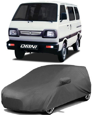 SHT Car Cover For Maruti Suzuki Omni (With Mirror Pockets)(Grey)