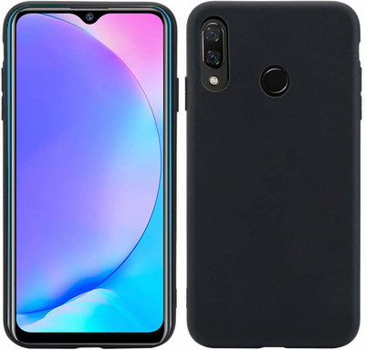 Accessories Kart Back Cover for Vivo Y17 soft candy case Black(Black, Silicon)