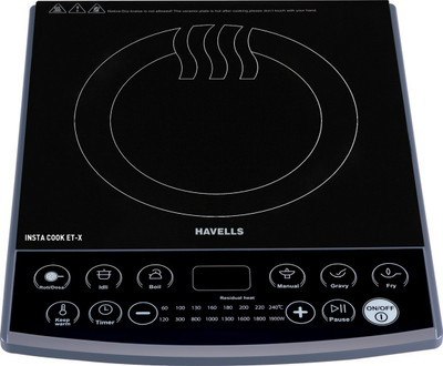 Havells INSTA COOK ET-X Induction Cooktop(Black, Push Button)