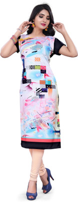 ak fashion mall Women Printed A-line Kurta(Multicolor)
