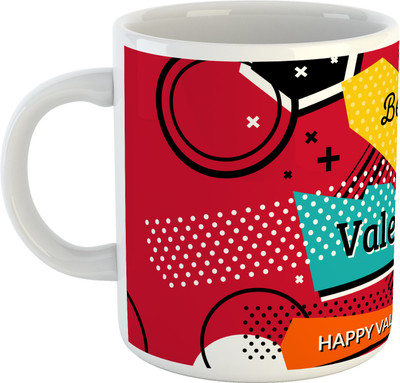 ARTBUG Happy Valentine's Day - 2382 Ceramic Coffee Mug(350 ml)
