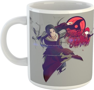 Ashvah Itachi UCHIHA - 3221-W Ceramic Coffee Mug(350 ml)