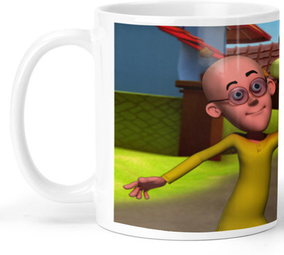 ARTBUG Motu Patlu -2050 Ceramic Coffee Mug(350 ml)
