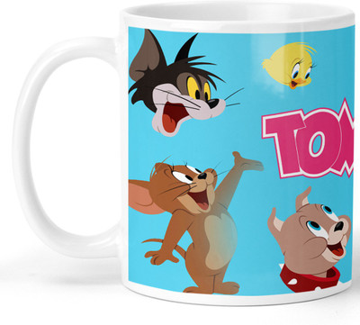 ARTBUG Tom and Jerry 2145 Ceramic Coffee Mug(350 ml)