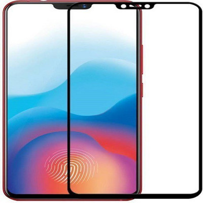 HOBBYTRONICS Edge To Edge Tempered Glass for Vivo V9(Pack of 1)
