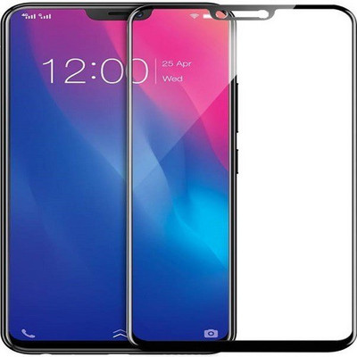 HOBBYTRONICS Edge To Edge Tempered Glass for Vivo V9(Pack of 1)
