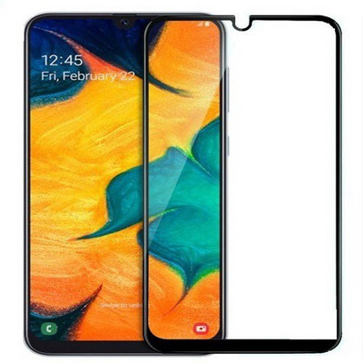 HOBBYTRONICS Edge To Edge Tempered Glass for Samsung Galaxy M10(Pack of 1)