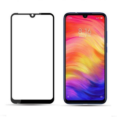 HOBBYTRONICS Edge To Edge Tempered Glass for Redmi Note 7 Pro(Pack of 1)