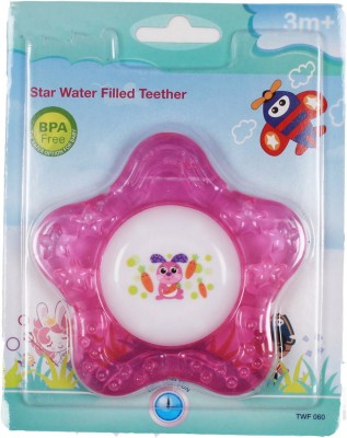 VBaby BPA Free Tooth Gel Silicone Shape Rattle Baby Toy Soothers Food Nibbler Teether(Pink)