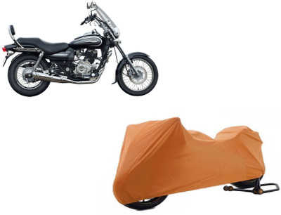 COVER WORLD Waterproof Two Wheeler Cover for Bajaj(Avenger 220 DTS-i, Brown)