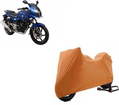 COVER WORLD Waterproof Two Wheeler Cover for Bajaj(Pulsar 220 DTS-i, Brown)