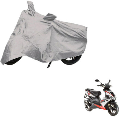 AuTO ADDiCT Two Wheeler Cover for Aprilia(SR 125, Silver)