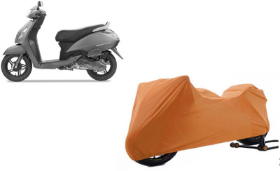 COVER WORLD Waterproof Two Wheeler Cover for TVS(Jupiter, Brown)