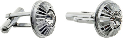 Lucky Jewellery Alloy Cufflink Set(White)