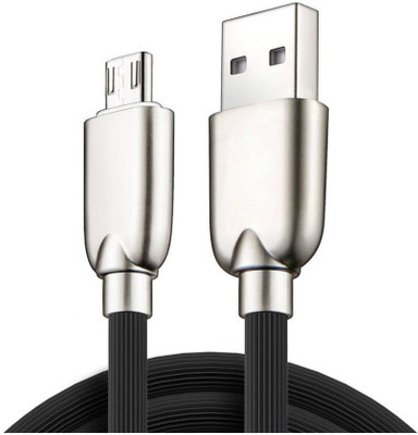 GIPTIP Micro USB Cable 1.5 m 1.50 Meter All Smartphone Ultra Fast Charging 2.1 Amp(Compatible with All Android and Other Micro USB Supported Devices, Black, One Cable)