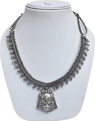 Lucky Jewellery Alloy Silver Jewellery Set(Pack of 1)