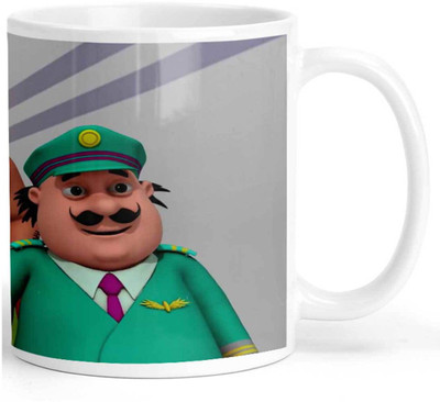 ARTBUG Motu Patlu - 2039 Ceramic Coffee Mug(350 ml)
