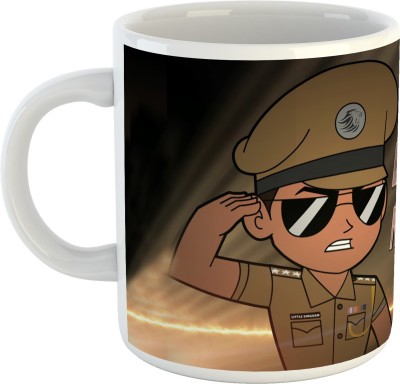 ARTBUG Little Singham -2250 Ceramic Coffee Mug(350 ml)