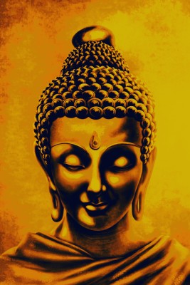 Buddha Poster Big Jumbo Poster Fine Art Print(36 inch X 24 inch)