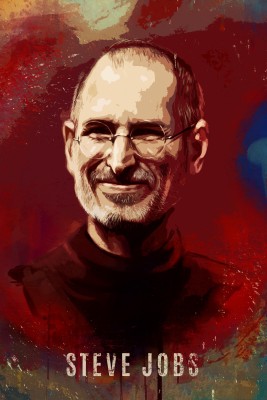 Steve Jobs Big Jumbo Poster Fine Art Print(36 inch X 24 inch)