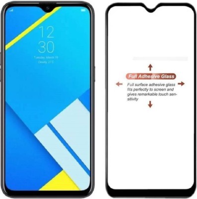 Express Buy Edge To Edge Tempered Glass for Realme C2(Pack of 1)