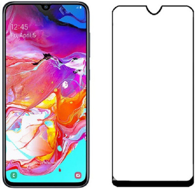 Express Buy Edge To Edge Tempered Glass for Samsung Galaxy A70(Pack of 1)