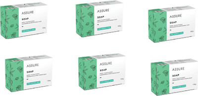 ASSURE Neem ,Tulsi & Pudina Nourishing & moisturising soap (6x100g)(6 x 100 g)
